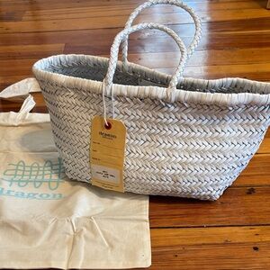 Dragon Diffusion Woven white bag
